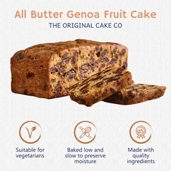 Tea Lover's Delight: Exquisite Tea and Butter Genoa Fruit Cake