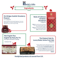 Tea Lover's Delight: Exquisite Tea and Butter Genoa Fruit Cake