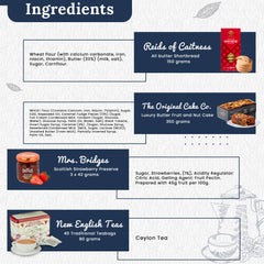 Afternoon Tea Party Hamper Butter Fruit and Nut Cake