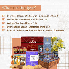 Scottish Luxury Biscuit Gift Set – White Chocolate & Hazelnut Shortbread