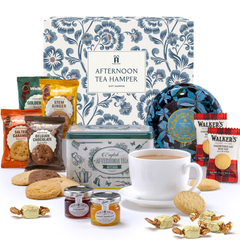 Classic Afternoon Tea Hamper - English Tea Gift Set with Sweet Treats