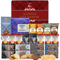 Scottish Luxury Biscuit Gift Set – White Chocolate & Hazelnut Shortbread