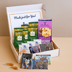 Coffee Gift Hamper – Chocolate Chunk Biscuits & Gourmet Coffee