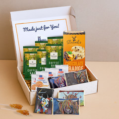 Coffee Gift Hamper – Chocolate Orange Biscuits & Gourmet Coffee