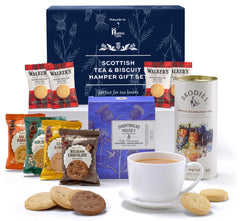 Scottish Tea & Biscuit Hamper – Thistle Design Gift Set
