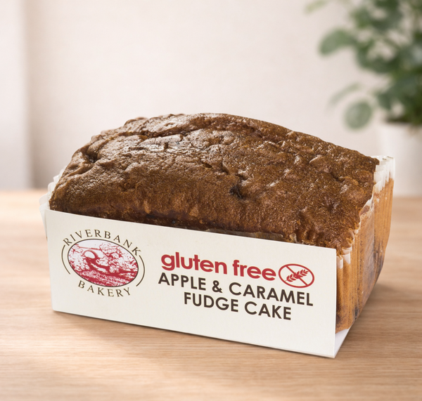 Riverbank Bakery Gluten Free Apple & Caramel Fudge Cake 350g