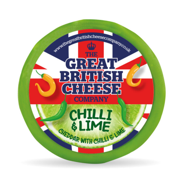 The Great British Cheese Company Cheddar with Chilli & Lime 200g