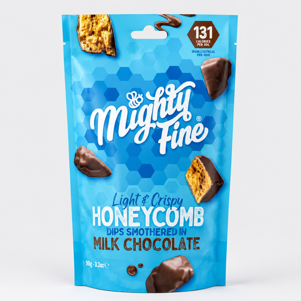 Mighty Fine Milk Chocolate Honeycomb Dips 90g