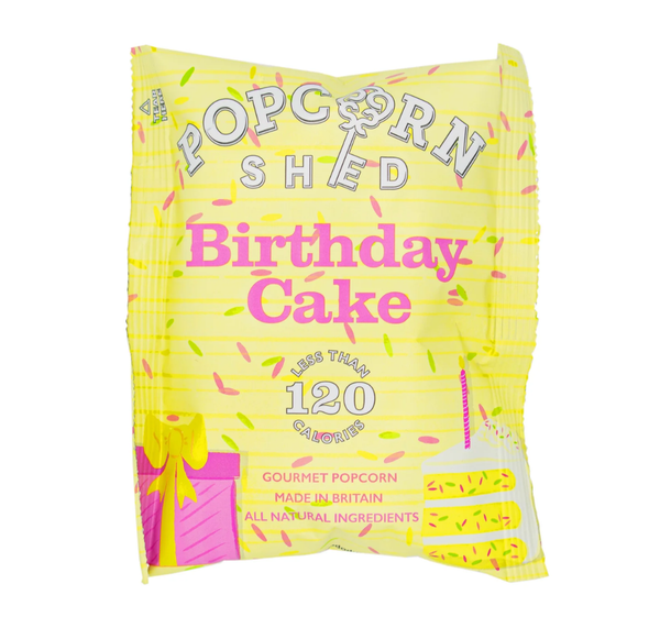 Popcorn Shed Birthday Cake Vanilla Cake Caramel Popcorn (24g)