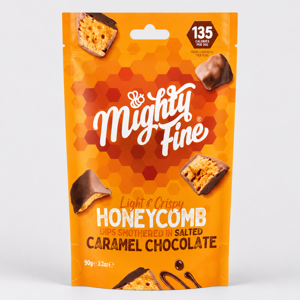 Mighty Fine Salted Caramel Honeycomb Dips 90g