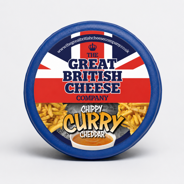 The Great British Cheese Company Chippy Curry Cheddar 200g