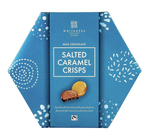Whitakers Milk Salted Caramel Honeycomb Crisp 165g