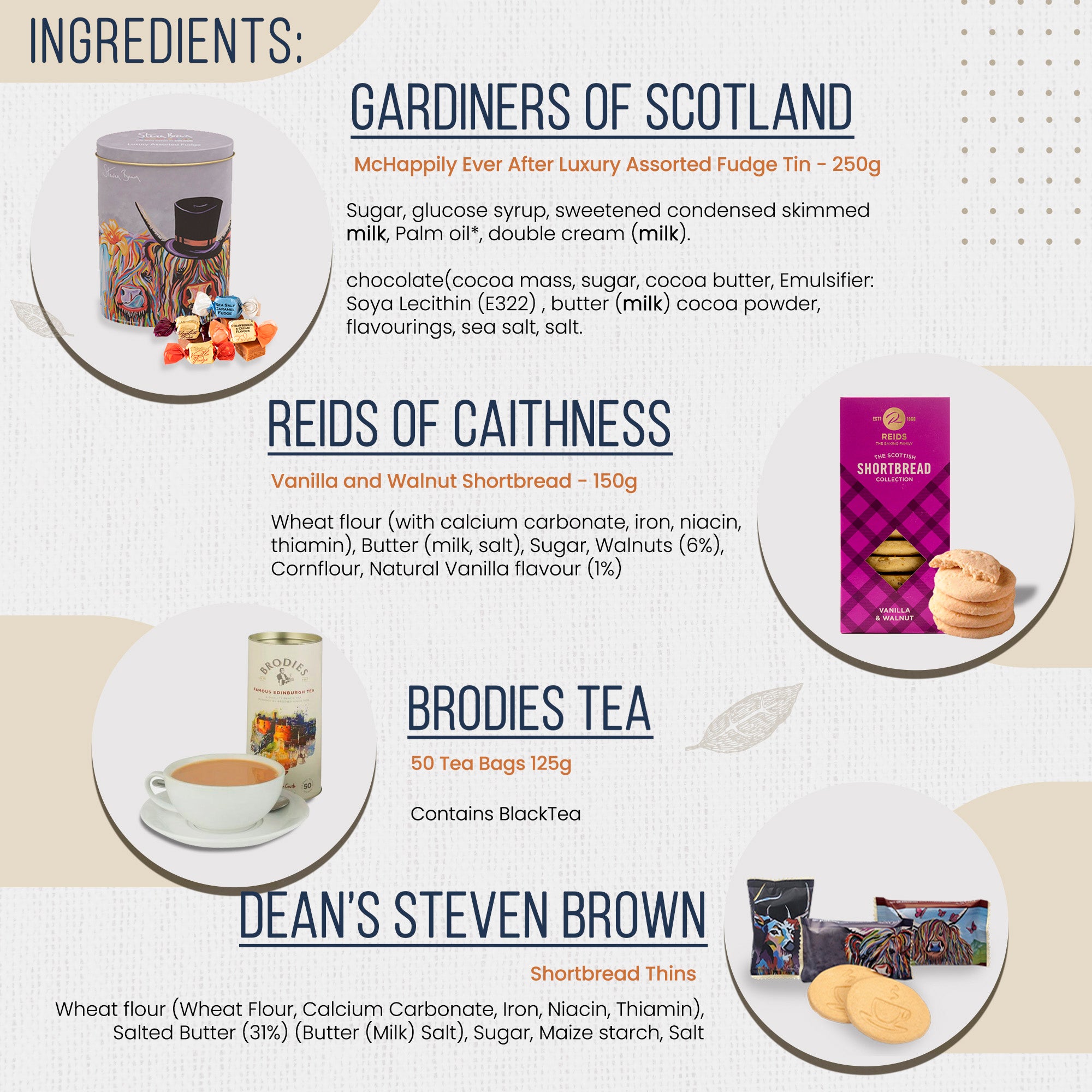 Classic Scottish Treats: Tea, Fudge, and Shortbread Collection