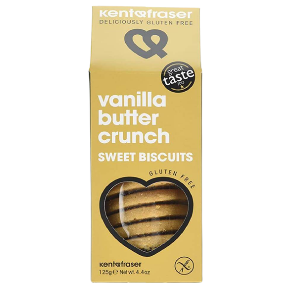 Kent & Fraser Gluten Free Vanilla Butter Crunch 125g