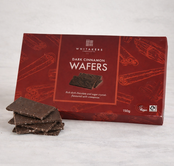 Dark Chocolate Cinnamon Wafers 150g