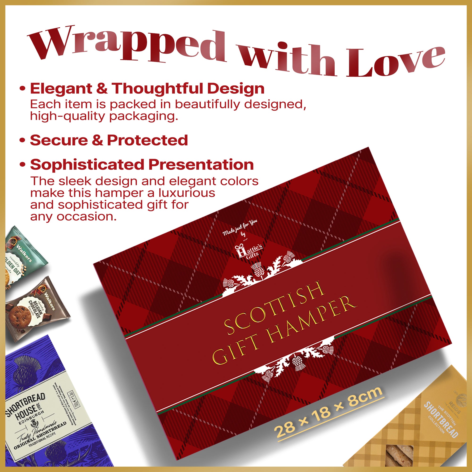 Traditional Scottish Biscuit Gift Hamper for Her or Him