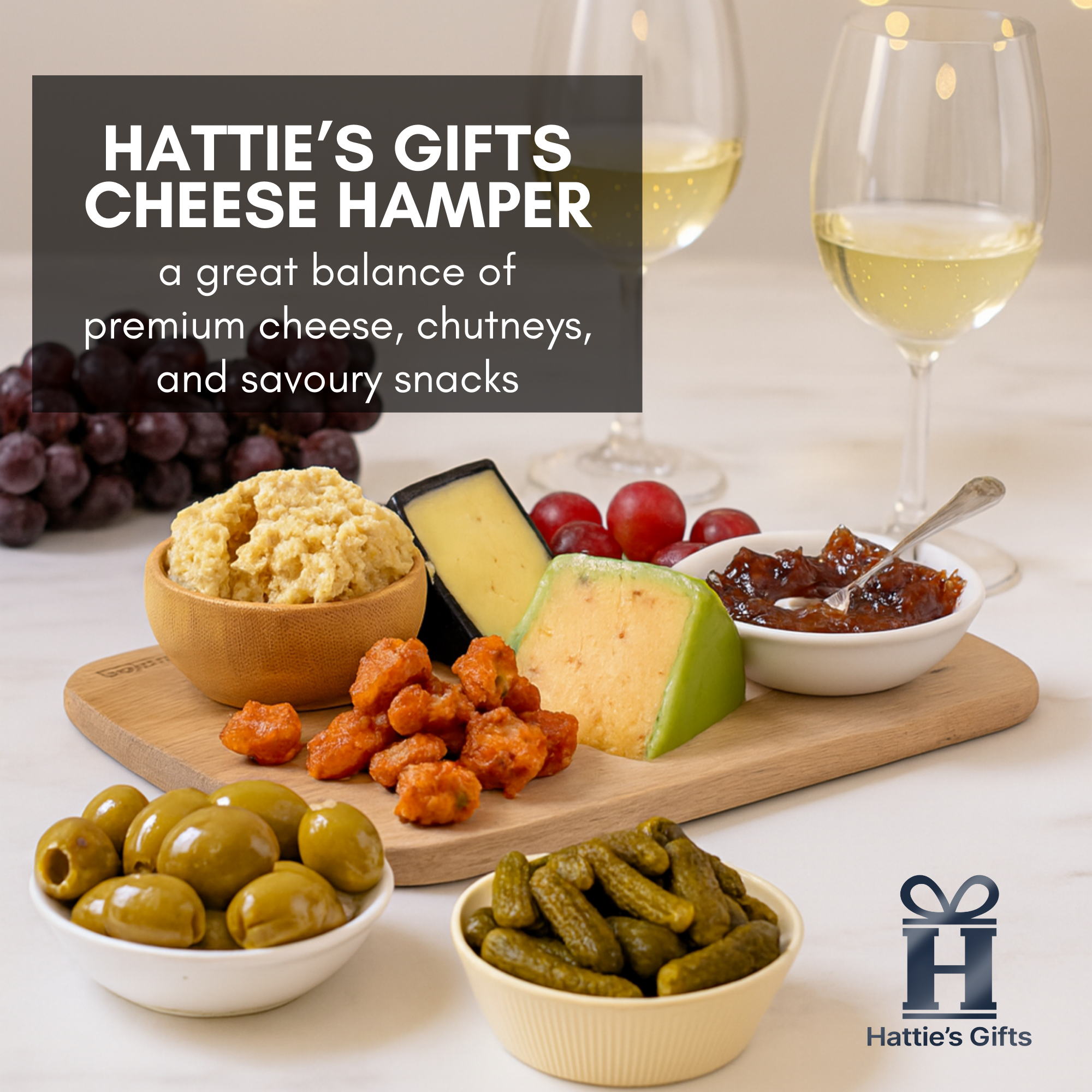 Cheese Hamper with Chutneys & Savoury Treats