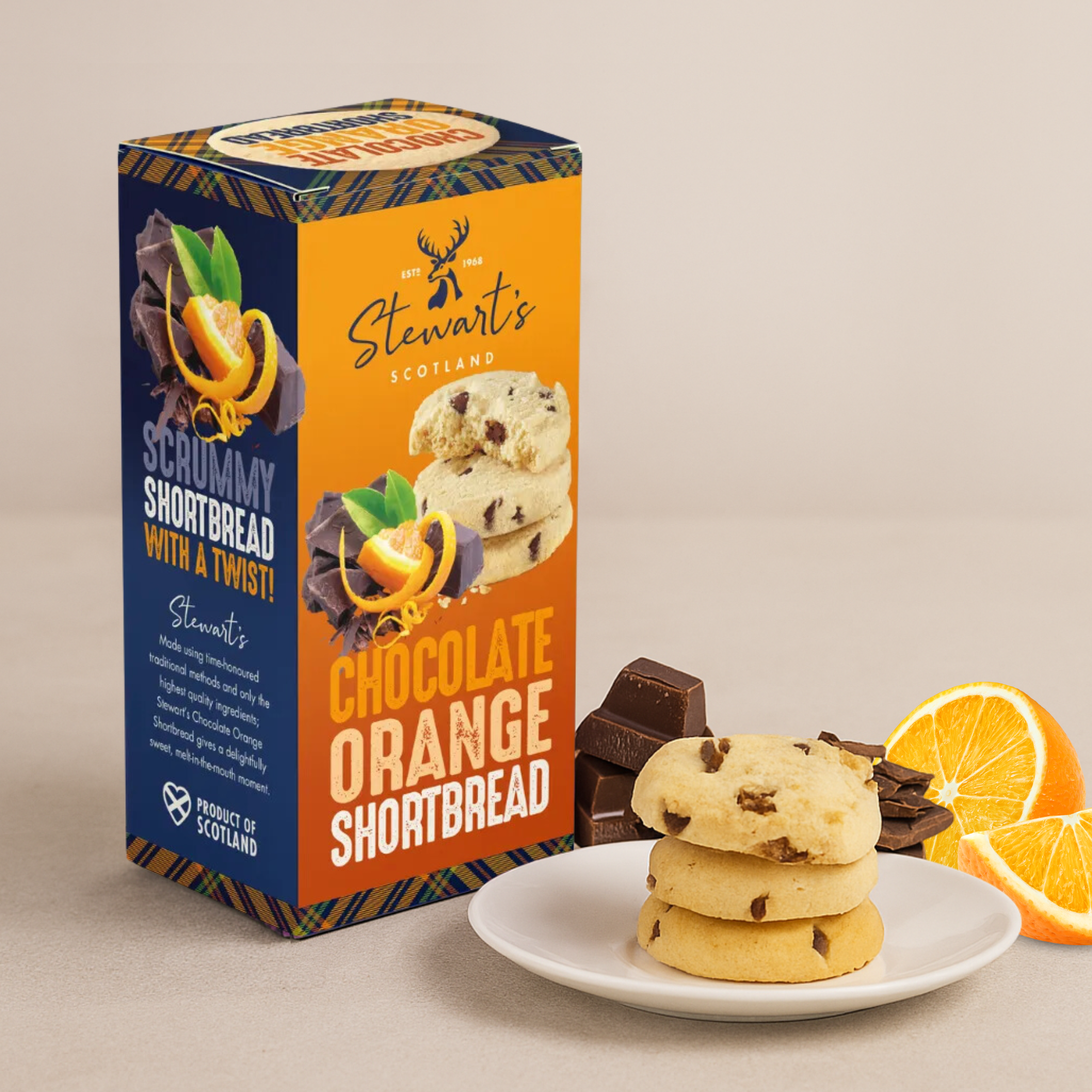 Coffee Gift Hamper – Chocolate Orange Biscuits & Gourmet Coffee